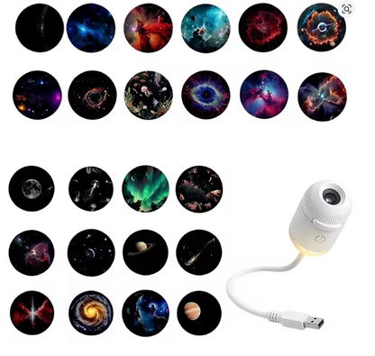 Aurora Galaxy Projector — USB star projector, pack size option
