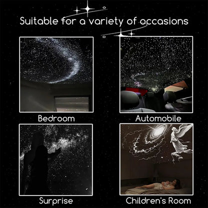 Aurora Galaxy Projector — USB star projector, product photo